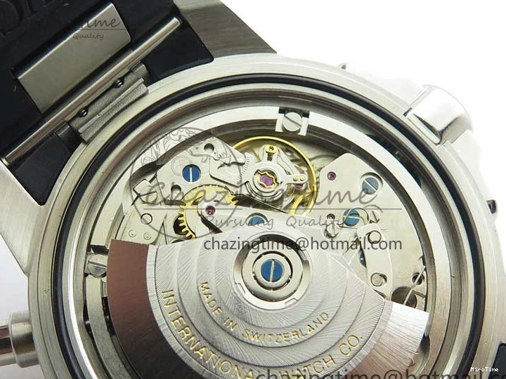 MIROTIME 0111 Aquatimer Chrono IW376803 V6F 1:1 Best Edition Blue Dial on Ruber Strap A Neat 7083